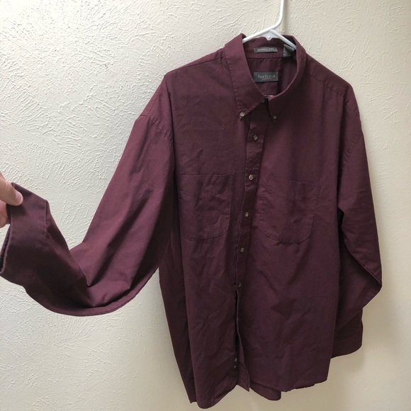 Men’s Purple Van Heusen Dress Shirt - Picture 2 of 7